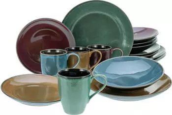 CreaTable Kombiservice Marrakesch mehrfarbig 16-teilig CreaTable Kombiservice Marrakesch mehrfarbig 16-teilig