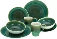 CreaTable Kombiservice "Caldera" irisierende Glasur