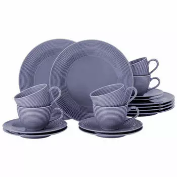 Seltmann Weiden Kaffeeservice Beat fliederblau (18-tlg.) Seltmann Weiden Kaffeeservice Beat fliederblau (18-tlg.)