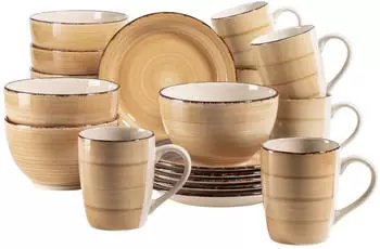 Mäser Frühstücks-Set Lumaca (18-tlg.) beige Mäser Frühstücks-Set Lumaca (18-tlg.) beige