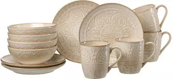 Ritzenhoff & Breker Omara Fr&uuml;hst&uuml;cks-Set 12tlg beige