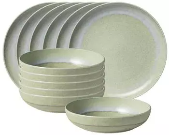 Villeroy & Boch Perlemor Alga Tafelservice 12-teilig gr&uuml;n