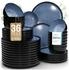 Pure Living Steingut Geschirrset Ibiza 36-tlg