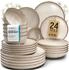 Pure Living Geschirrset Rustic 24-tlg