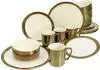 CreaTable Geschirrset Modern Industrial 16-teiliges weiß