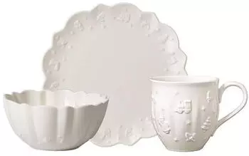 Villeroy & Boch Toy's Delight Royal Classic Frühstücksset 6-tlg Weiß Villeroy & Boch Toy's Delight Royal Classic Frühstücksset 6-tlg Weiß