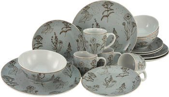 CreaTable Vintage FLOWERS Kombiservice 16-teilig