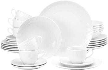 Seltmann Weiden Amina Kombiservice 30-teilig wei&szlig;