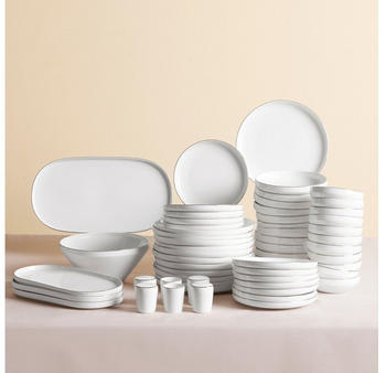 Karaca Streamline New Saturn Platinum Geschirrset 59-Teilig