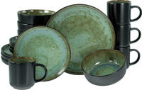 CreaTable Kombiservice »Nordic Fjord, Kombiservice 16-tlg«, (Set, 16 tlg.), CreaTable Kombiservice »Nordic Fjord, Kombiservice 16-tlg«, (Set, 16 tlg.),