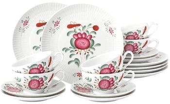Seltmann Weiden Teeservice Amina 18-teilig Ostfiesenrose