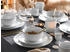 CreaTable Luna Black Line Geschirrset 18-tlg Weiß Schwarz (20374)