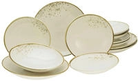 CreaTable Teller-Set "Nature Collection Natural Living" Teller Set, Reaktivglasur mit