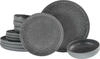 CreaTable Uno Volcano Tafelservice 12-teilig Grau