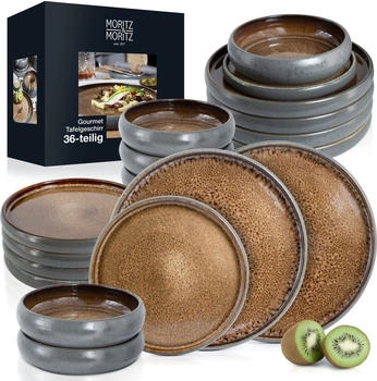 Moritz & Moritz SOLID Geschirrset 36-tlg Beige