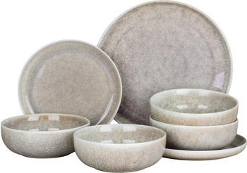 Van Well EMMA Geschirr-Set grau Ø 20 / 27 cm 12-tlg.