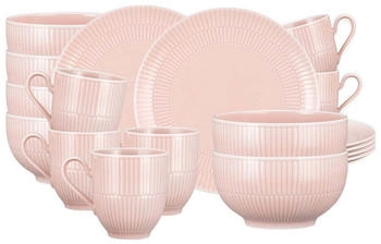 Seltmann Weiden Kombiservice Amina Fr&uuml;hst&uuml;cks-Set 18er Set (18-tlg) Porzellan Ros&eacute;