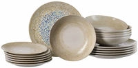 Ritzenhoff & Breker Tafelservice "Rimini" Teller Set, aus Steinzeug f&uuml;r 6 Personen