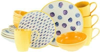 CreaTable Kombiservice "Maisie Bunt, Kombi-Service 16-tlg" Dots, Polka Dots,