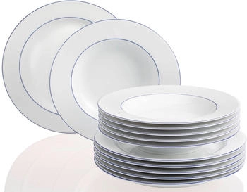 Retsch-Arzberg Heike Blaurand Tafelservice Porzellan 6 Personen 12-teilig