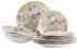 Mäser Tafelservice Amarante 12-teilig mit buntem Ornament-Dekor für 4 Personen (935123)