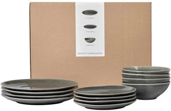 Broste Copenhagen NORDIC RAIN Geschirrset mittag für Vier 12tlg