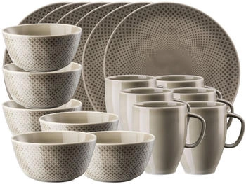 Rosenthal Junto Pearl Grey Frühstücksset 18tlg