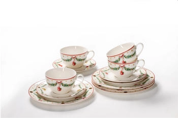 Ritzenhoff & Breker Geschirrset, R&B Kaffeeset 18tlg GK Holly (18 Stück)