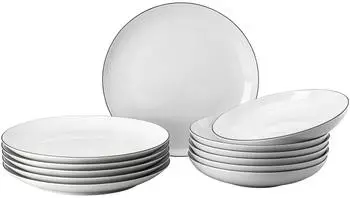 Thomas (Rosenthal) Thomas Cucina Colori Black Speise-Set 12-tlg.