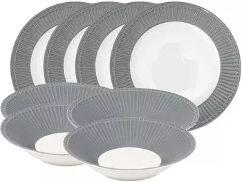 Greengate Alice Tafelset stone grey 8tlg