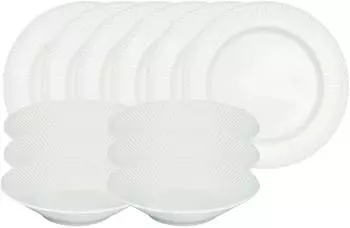 Greengate Alice Tafelset white 12tlg