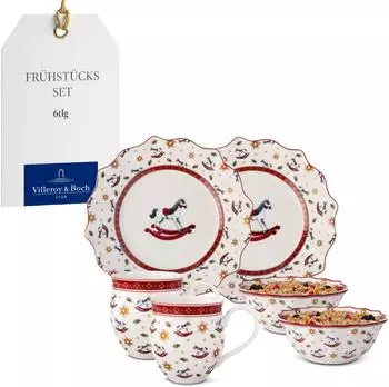 Villeroy & Boch Toy's Delight Frühstücks-Set Schaukelpferd 6-tlg.