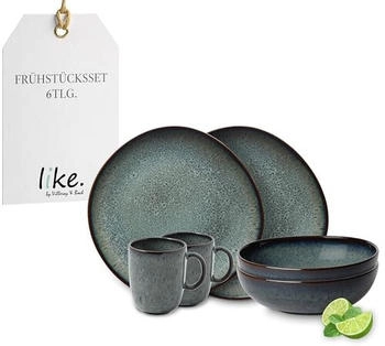 Villeroy & Boch like. by Lave gris Frühstücks-Set 6-tlg.