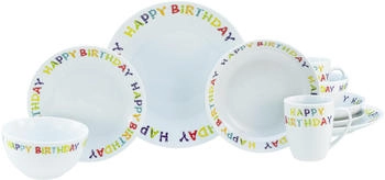CreaTable 24168, Luna Happy Birthday, Kombiservice 10-tlg, Porzellan