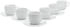 CreaTable 11518, Square weiss, Kaffeetassen 12-tlg, Porzellan