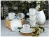 CreaTable 11518, Square weiss, Kaffeetassen 12-tlg, Porzellan