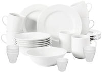 Seltmann Weiden Rondo/Liane Wei&szlig; Fr&uuml;hst&uuml;cks-Set 24-teilig