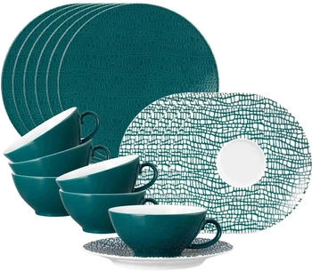 Seltmann Weiden Life Fashion Teeservice 18-teilig Trendy Petrol