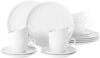 Seltmann Weiden Terra Kaffeeservice 18-teilig wei&szlig;