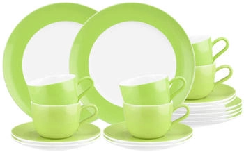 Seltmann Weiden Liberty Pure Colors Kaffeeservice 18-teilig Lime Green