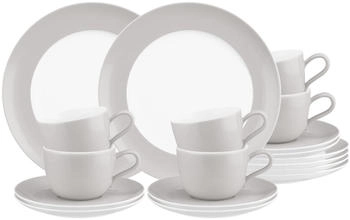 Seltmann Weiden Liberty Pure Colors Kaffeeservice 18-teilig New Grey