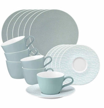 Seltmann Weiden Life Fashion Kaffeeservice 18-teilig Green Chic