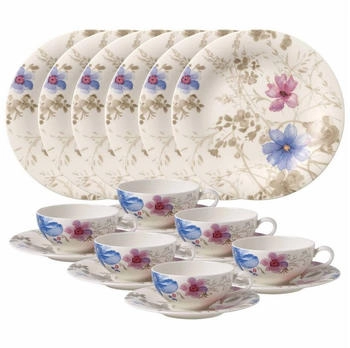 Villeroy & Boch Mariefleur Gris Basic Teeservice 18 tlg. - DS