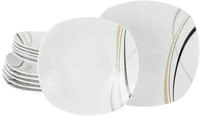 CreaTable Tafelservice "Square City Line, Tafel-Service 12-tlg" Teller Set,...