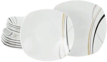 CreaTable 24029, Square City Line, Tafelservice 12-tlg, Porzellan