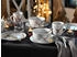 CreaTable 21498, Luna Hirsch, Frühstücksset 18-tlg, Porzellan