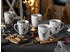 CreaTable 21498, Luna Hirsch, Frühstücksset 18-tlg, Porzellan