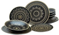 Creatable TAFELSERVICE Schwarz, Gold