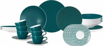Seltmann Weiden Life Fashion Kombiservice 30-teilig Trendy Petrol