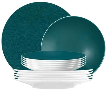 Seltmann Weiden Life Fashion Tafelservice 12-teilig Trendy Petrol